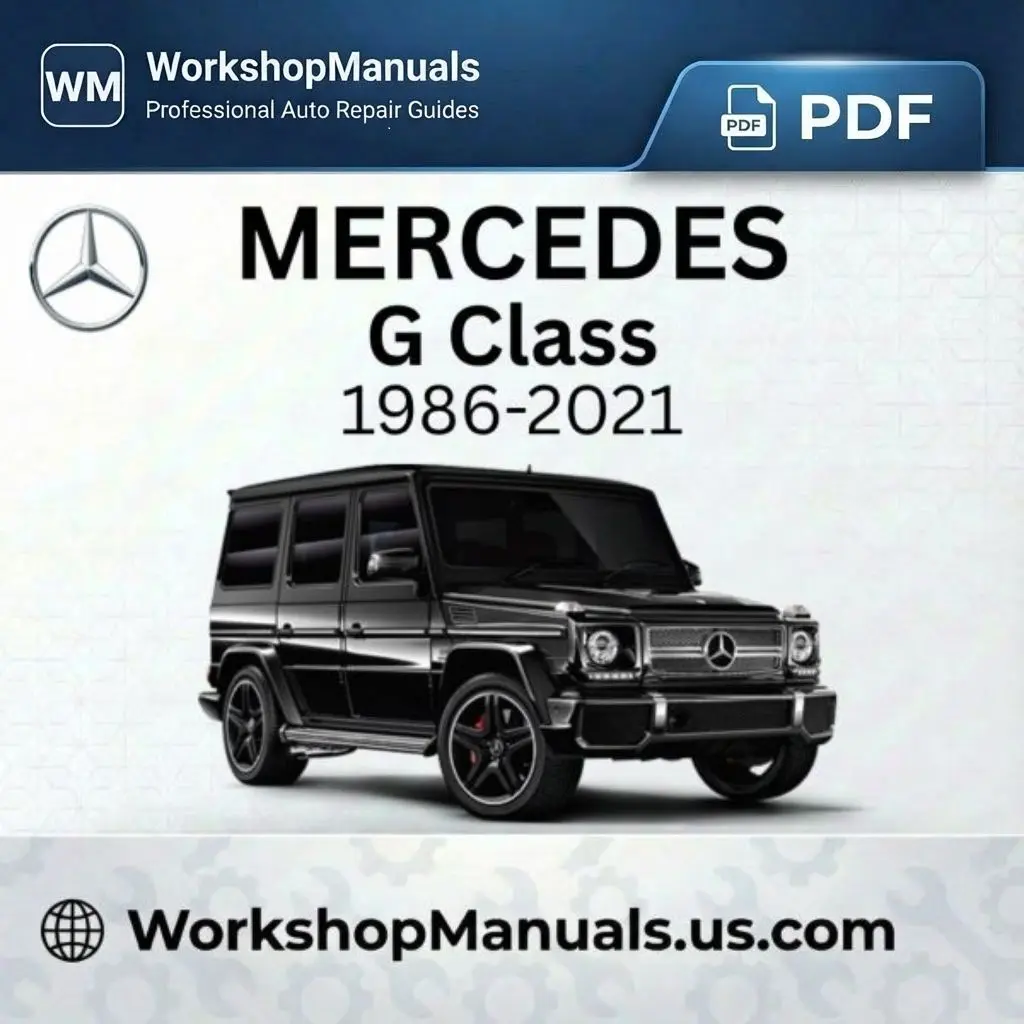 Mercedes G Class 1986-2021 Workshop Repair Manual PDF