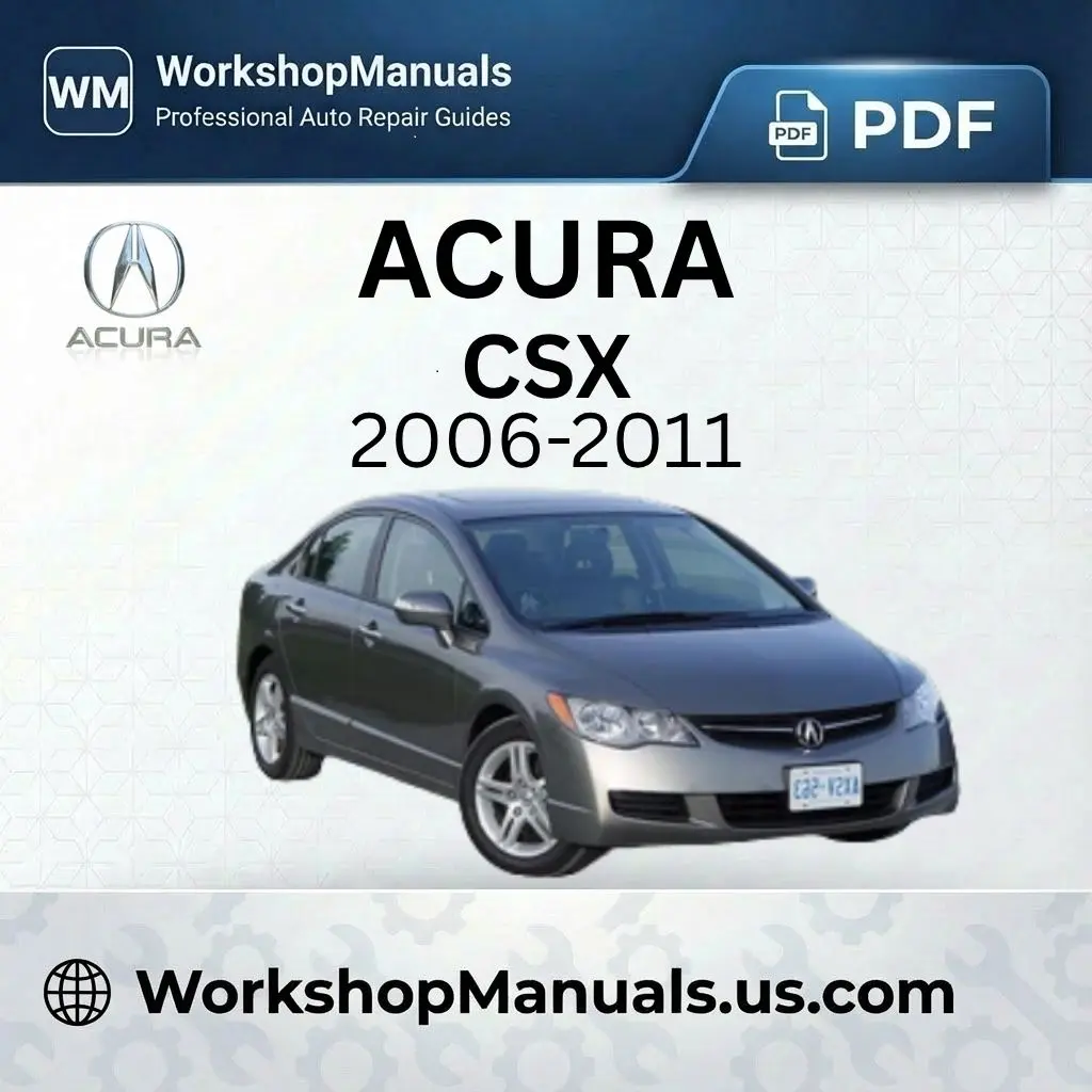 Acura CSX Workshop Manual 2006-2011 PDF Download