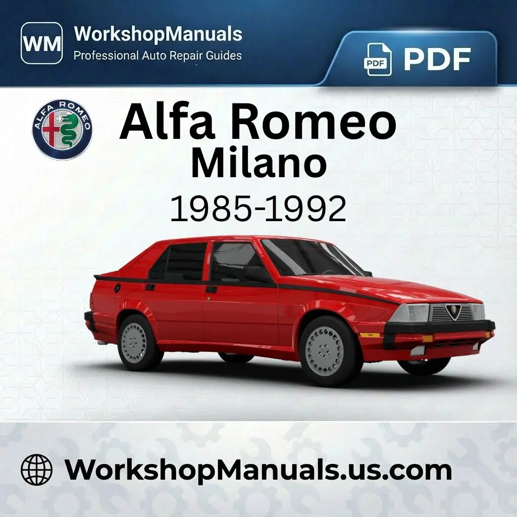 Alfa Romeo Milano Workshop Repair Manual 1985-1992