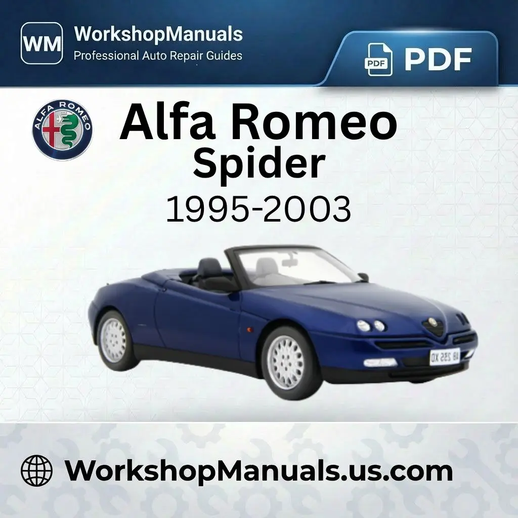 Alfa Romeo Spider 1995-2003 Workshop Service Repair Manual PDF Download