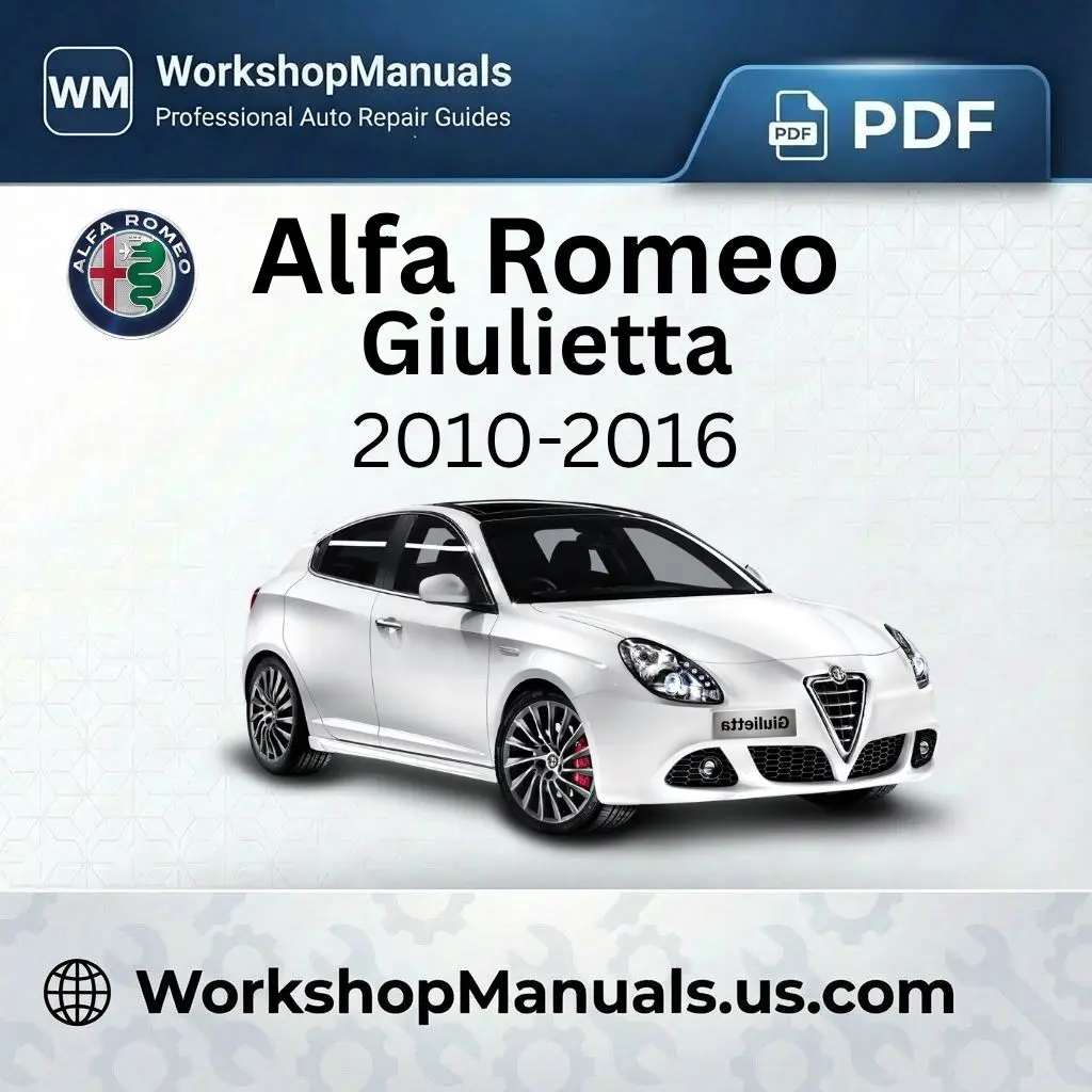 Alfa Romeo Giulietta Workshop Repair Manual PDF 2010-2016