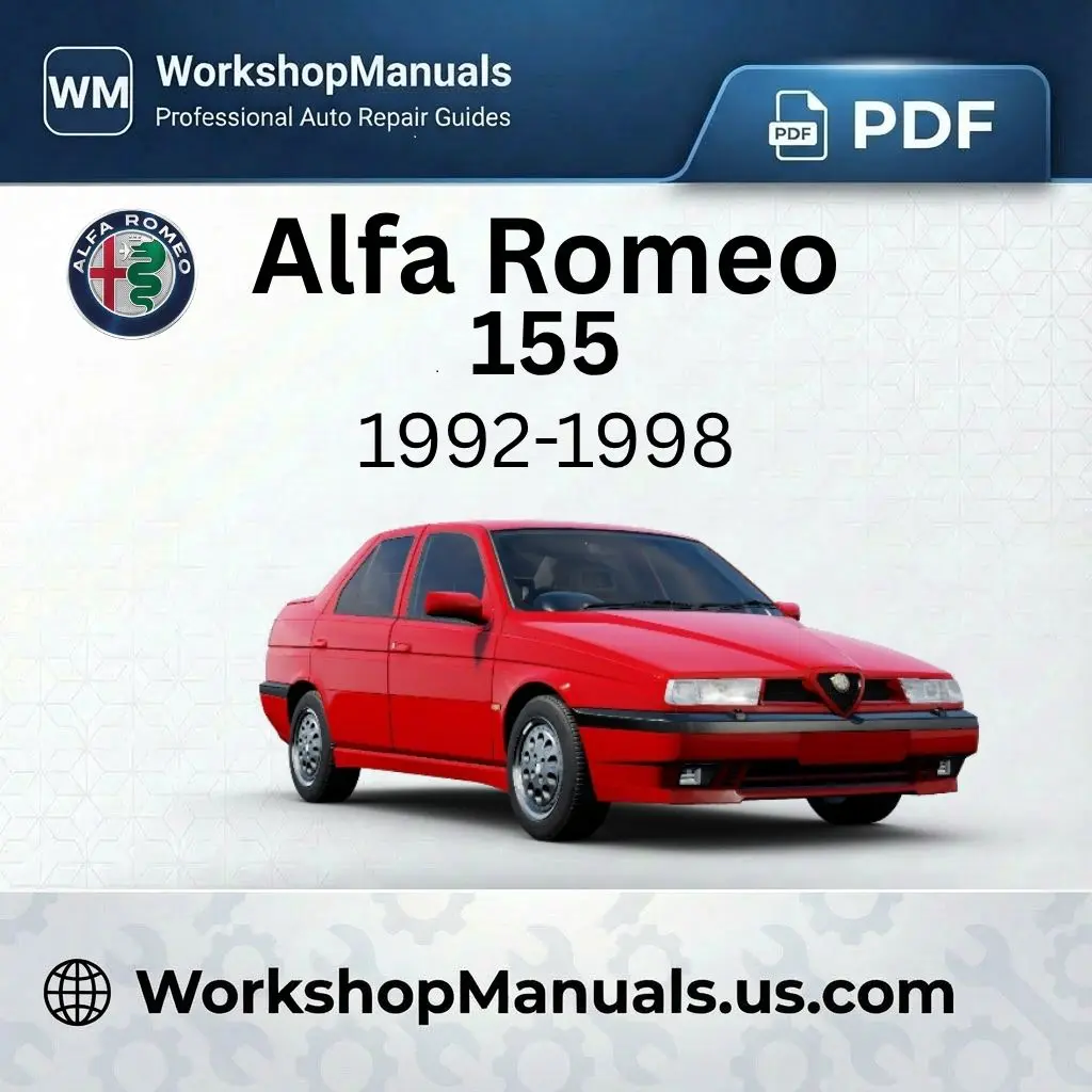 Alfa Romeo 155 Workshop Repair Manual PDF (1992-1998)