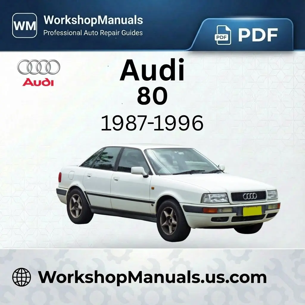 Audi 80 1987-1996 Workshop Service Repair Manual Download PDF
