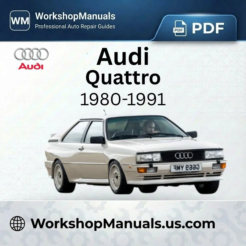 Audi Quattro Workshop Repair Manual1980-1991 Download