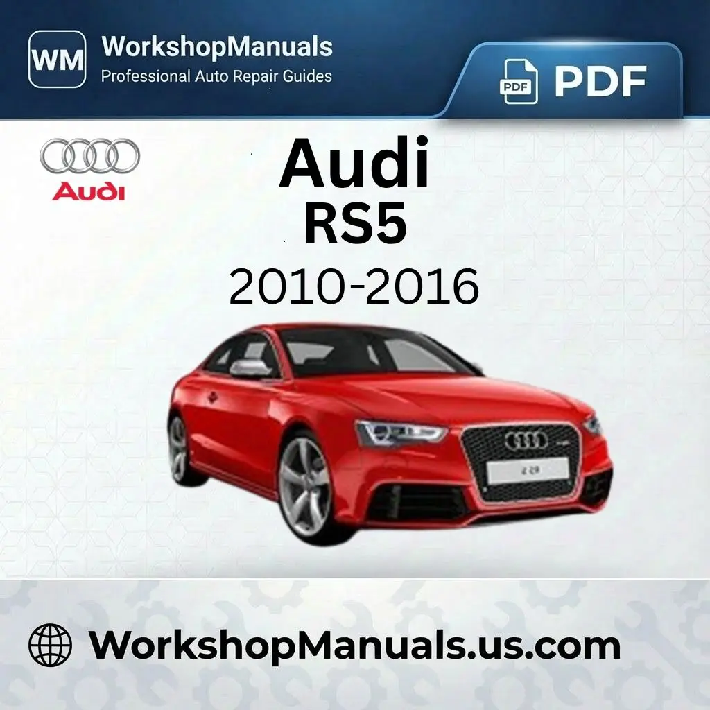 Audi RS5 Workshop Service Repair Manual 2010-2016