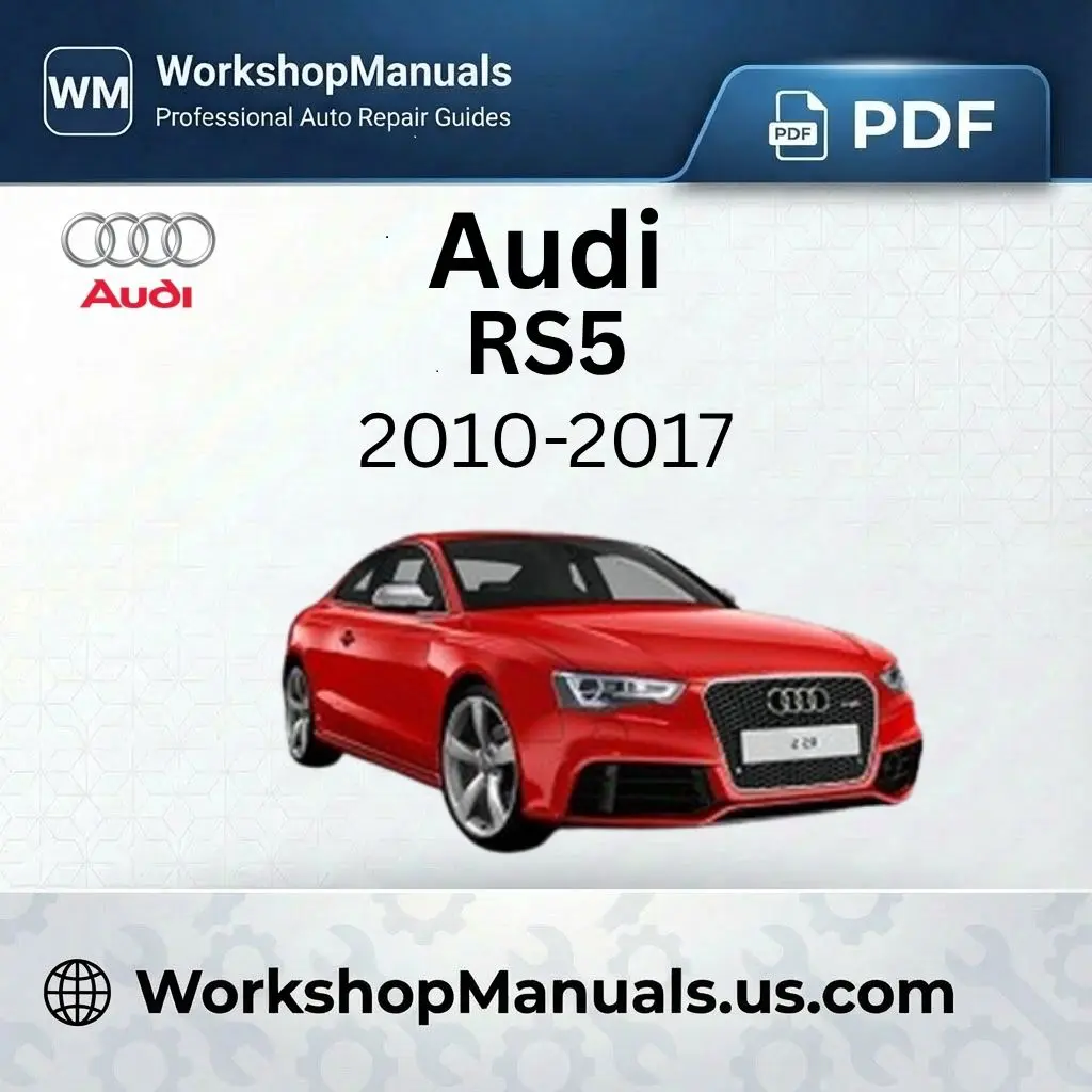 Audi RS5 Workshop Service Repair Manual 2010-2017