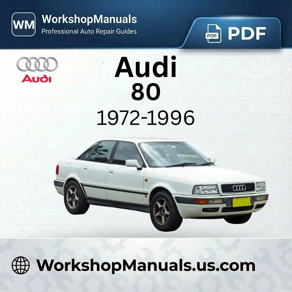 Audi 80 Workshop Repair Manual 1972-1996 Download