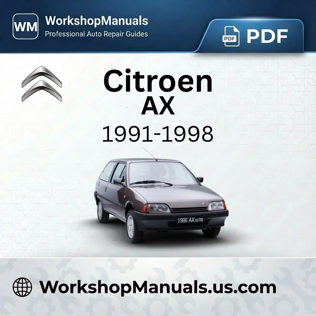 Citroen AX Workshop Manual 1991-1998