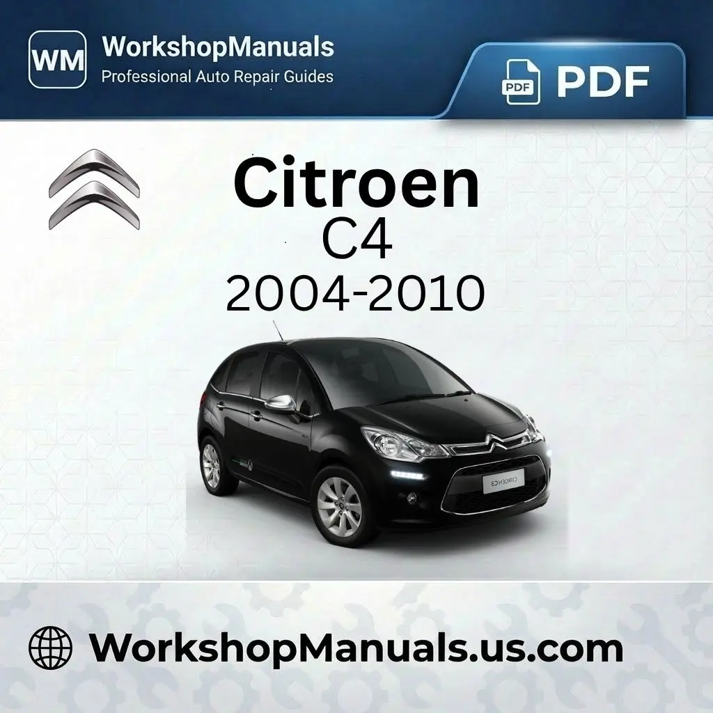 Citroen C4 Workshop Service Repair Manual 2004-2010 PDF Download
