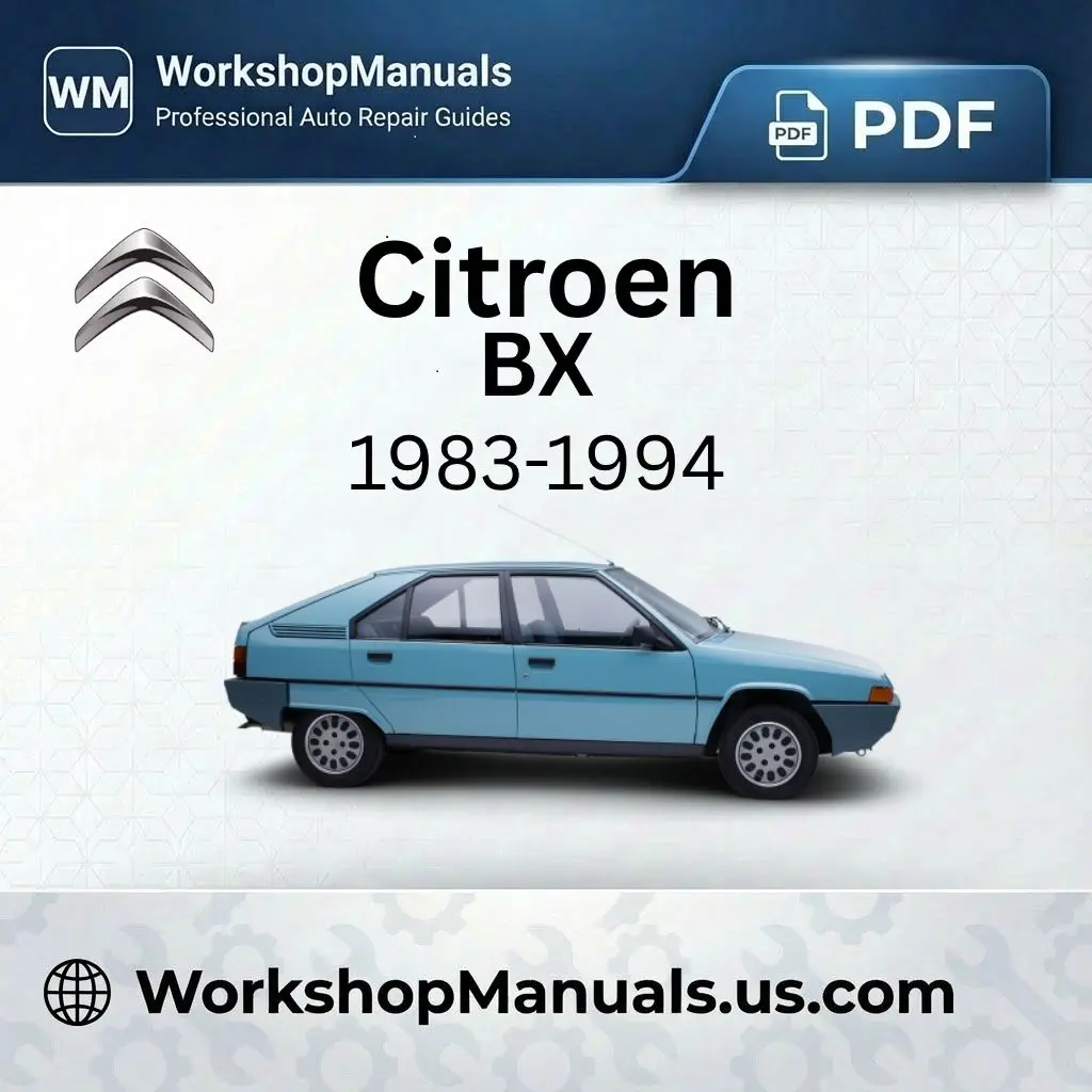 Citroen BX Workshop Service Repair Manual 1983-1994