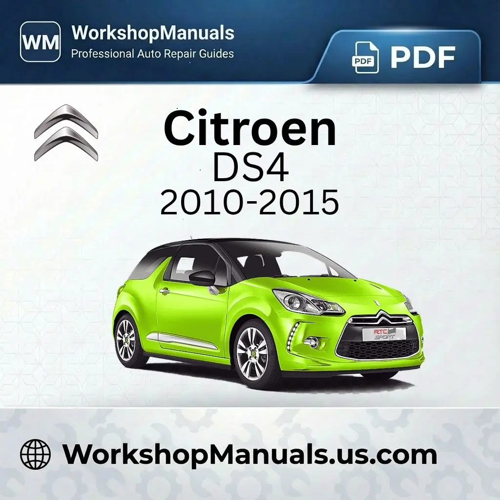 Citroen DS4 Workshop Service Repair Manual 2010-2015