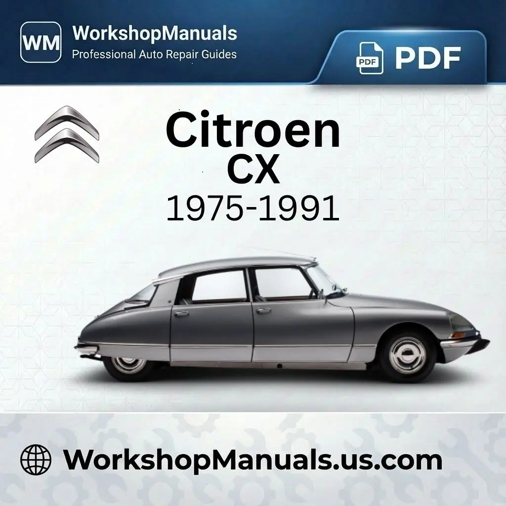 Citroen CX 1975-1991 Workshop Repair Manual Download PDF