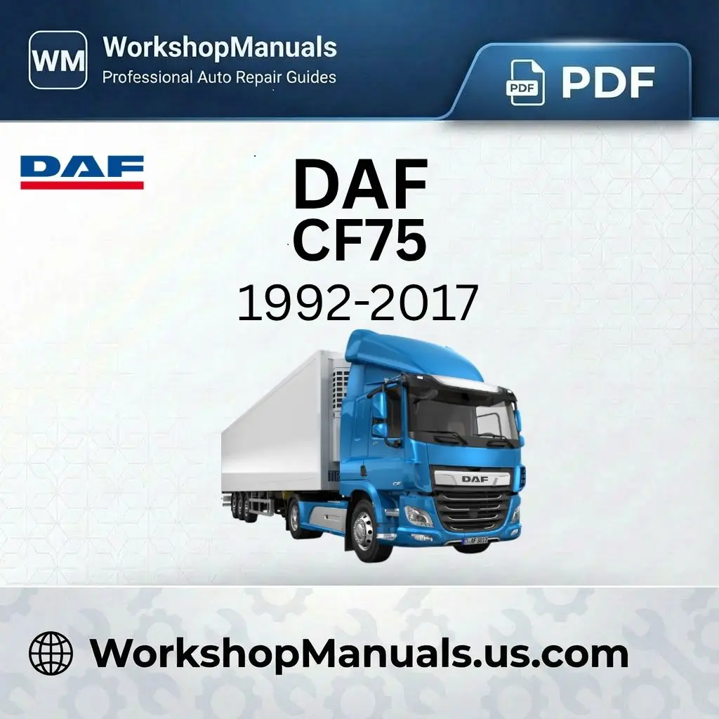 DAF CF75 1992-2017 Workshop Service Repair Manual PDF Download