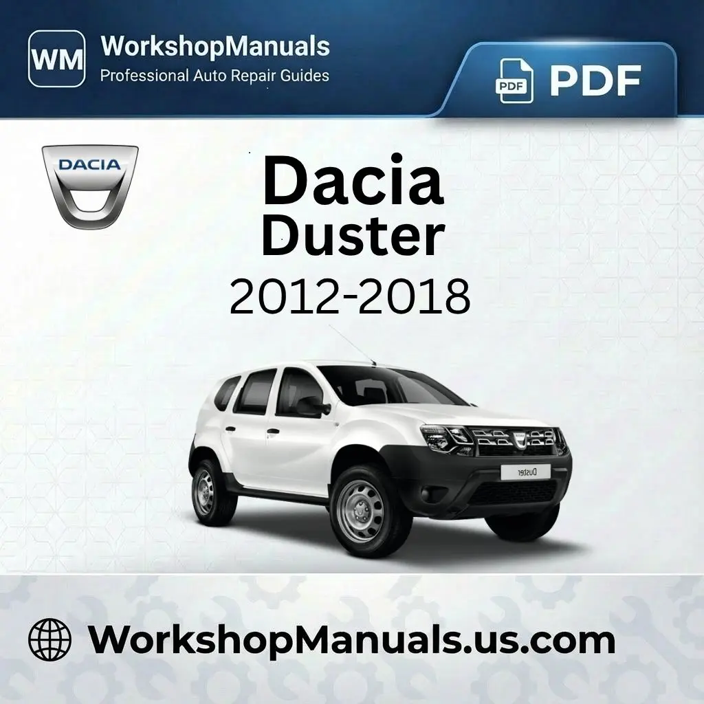 Dacia Duster 2012-2018 Workshop Repair Manual Download
