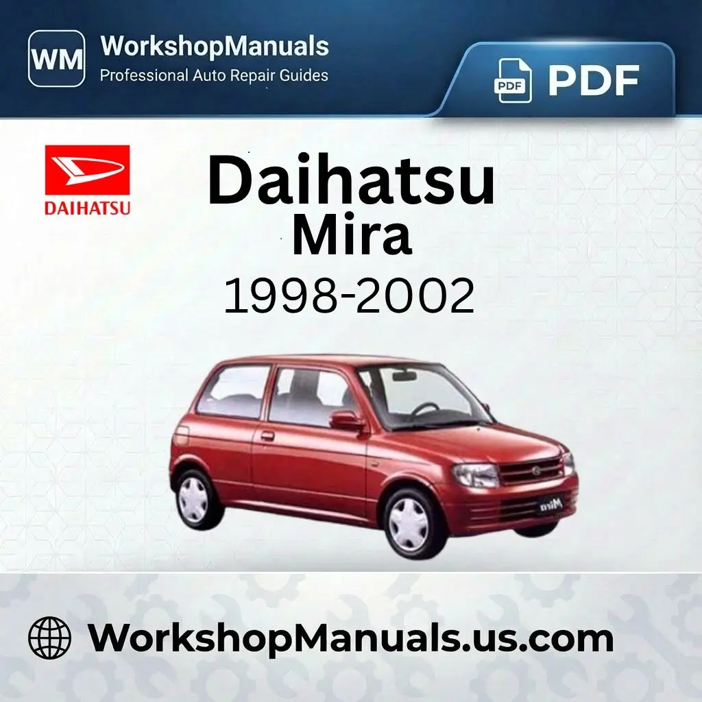 Daihatsu Mira 1998-2002 Workshop Repair Manual Download PDF