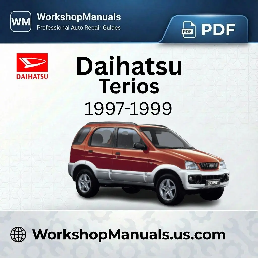 Daihatsu Terios 1997-1999 Workshop Repair Manual Download PDF