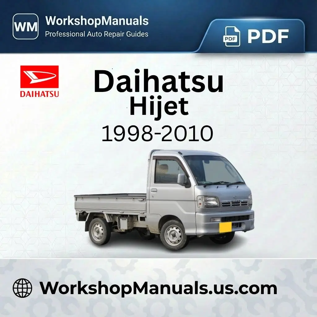 Daihatsu Hijet 1998-2010 Workshop Repair Manual Download PDF