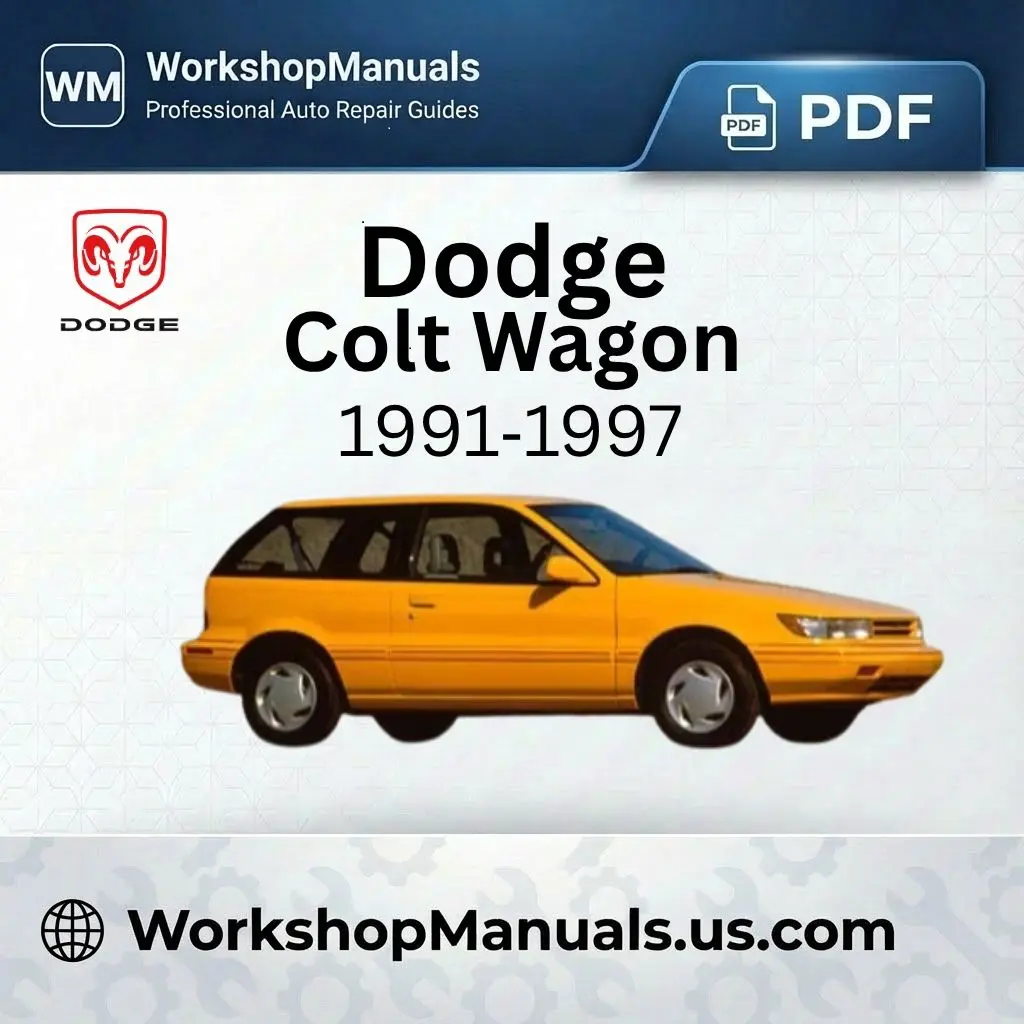 Dodge Colt Wagon 1991-1997 Workshop Repair Manual PDF Download