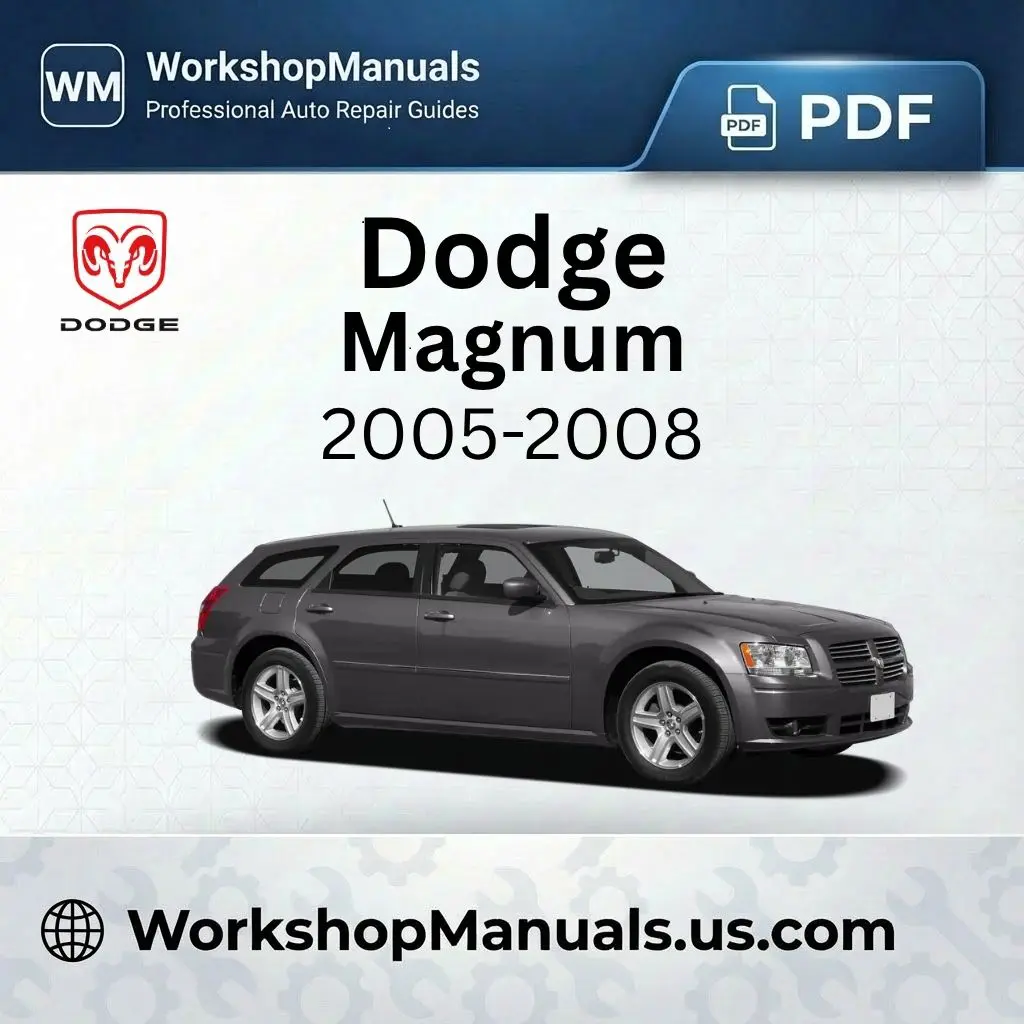 Dodge Magnum Workshop Service Repair Manual 2005-2008 PDF Download