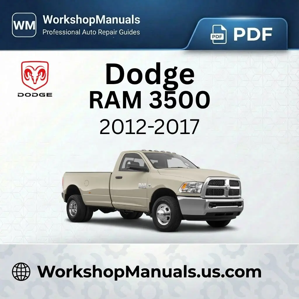 Dodge RAM 3500 Workshop Manual 2012-2017
