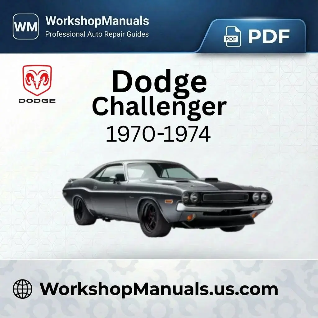 Dodge Challenger Workshop Manual 1970-1974