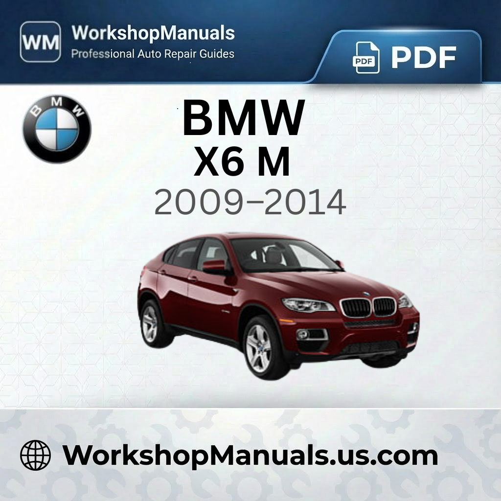 BMW X6 M Workshop Manual 2009-2014 (E71)