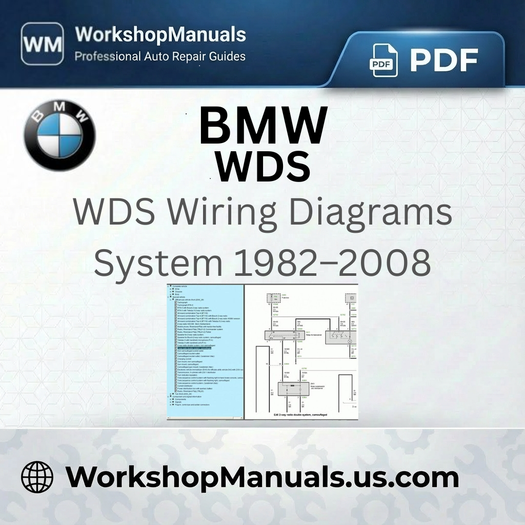 BMW WDS Wiring Diagrams System Download (1982-2008)