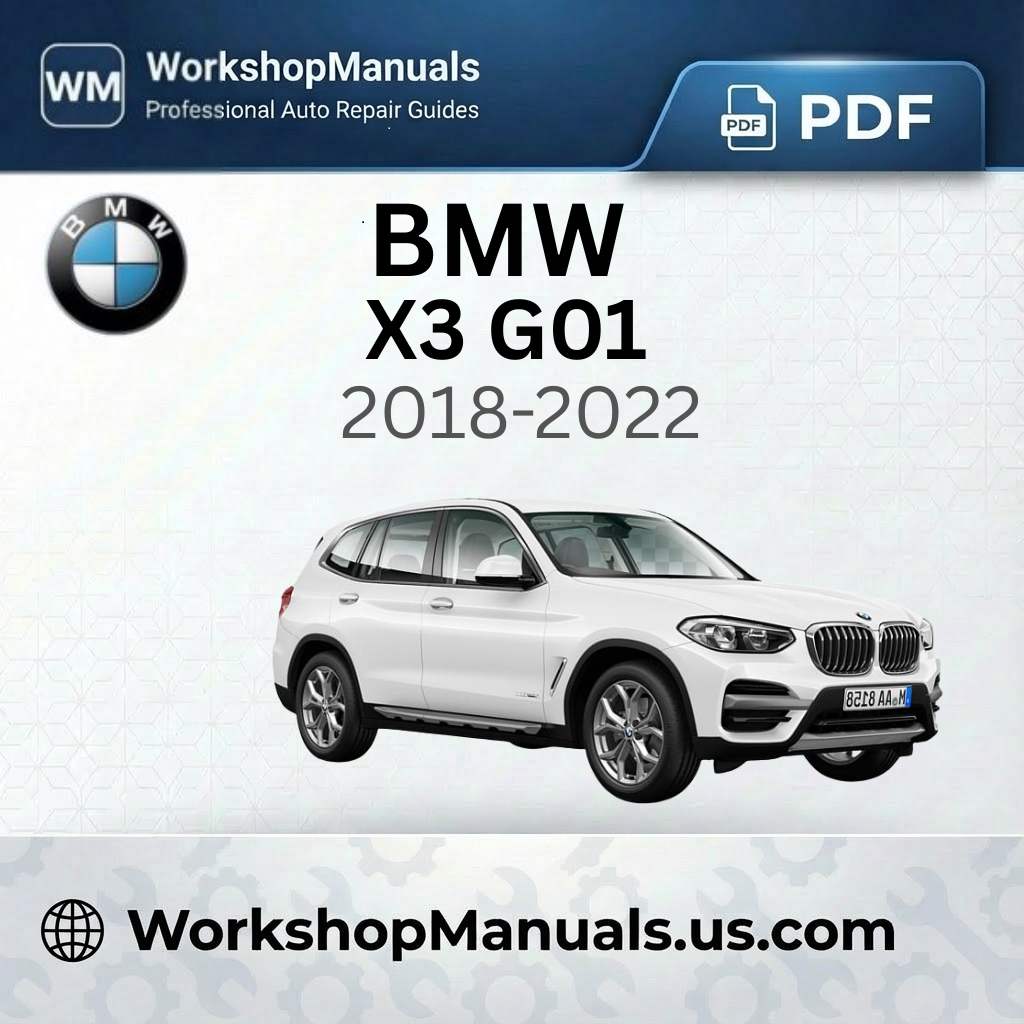 BMW X3 G01 Workshop Manual 2018-2022 PDF