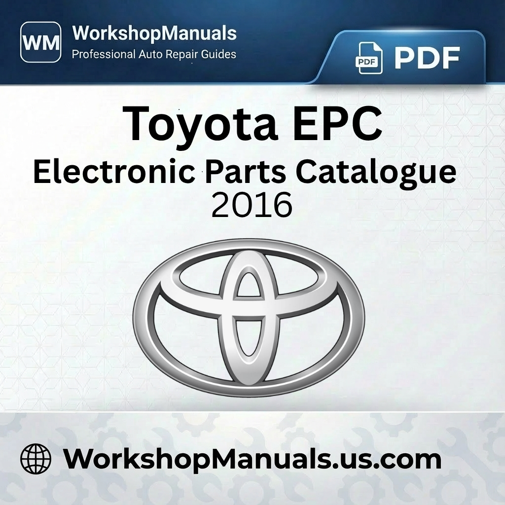 Toyota 2016 Electronic Parts Catalogue (EPC) Download PDF