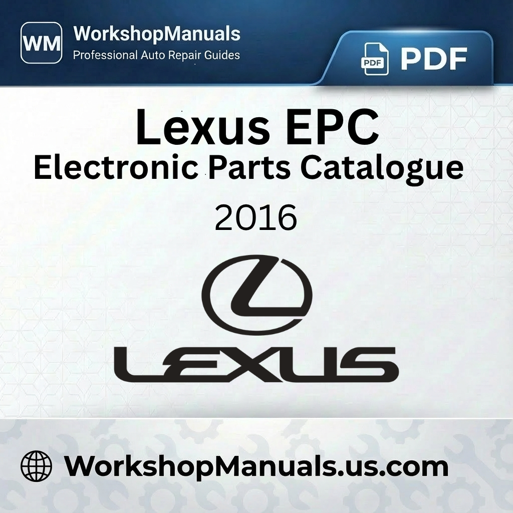 Lexus Electronic Parts Catalogue (EPC) Download PDF