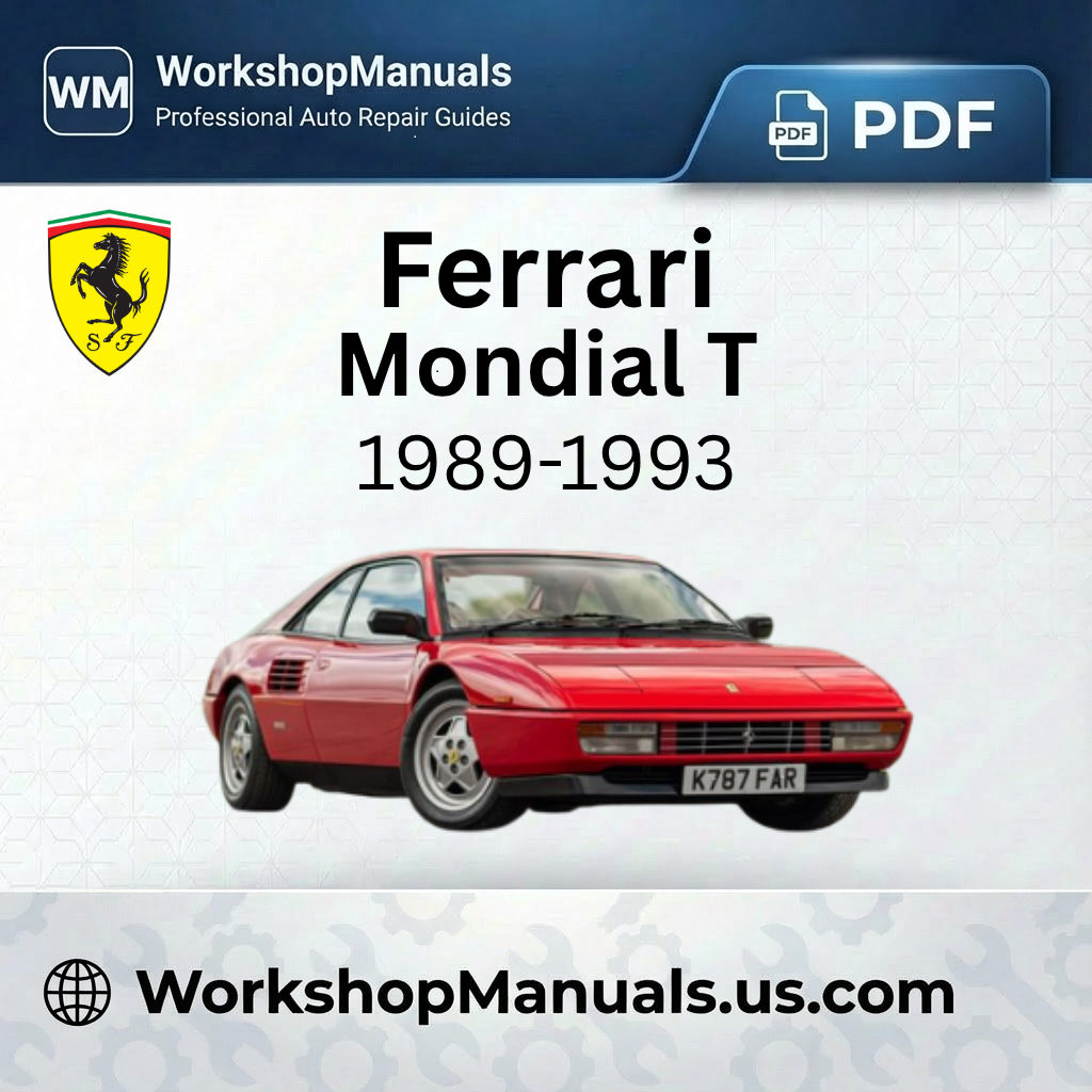Ferrari Mondial T Workshop Manual PDF (1989-1993)