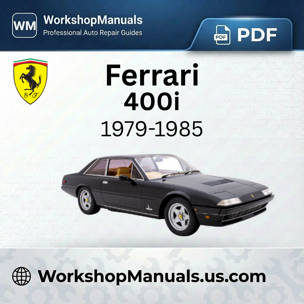 Ferrari 400i Workshop Manual PDF (1979-1985)