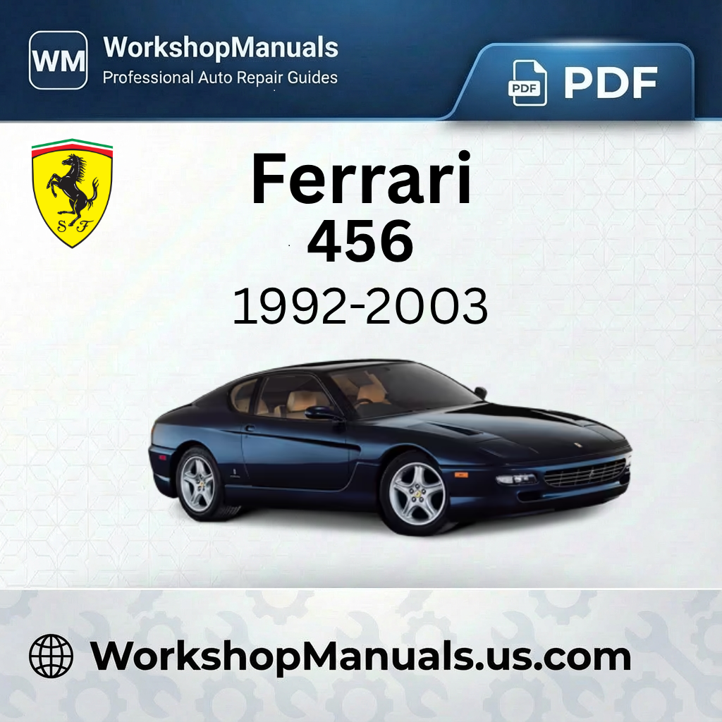 Ferrari 456 Workshop Manual PDF (1992-2003)
