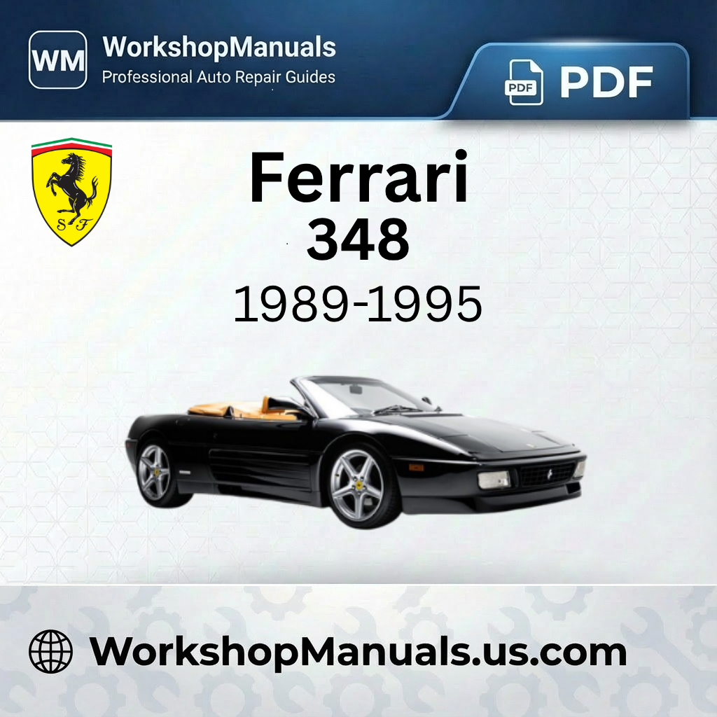 Ferrari 348 Workshop Manual PDF (1989-1995)