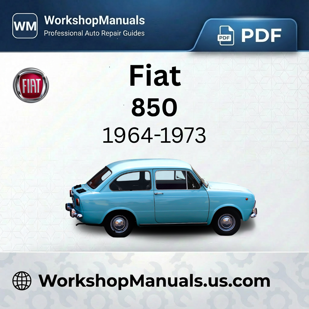 Fiat 850 Workshop Manual 1964-1973