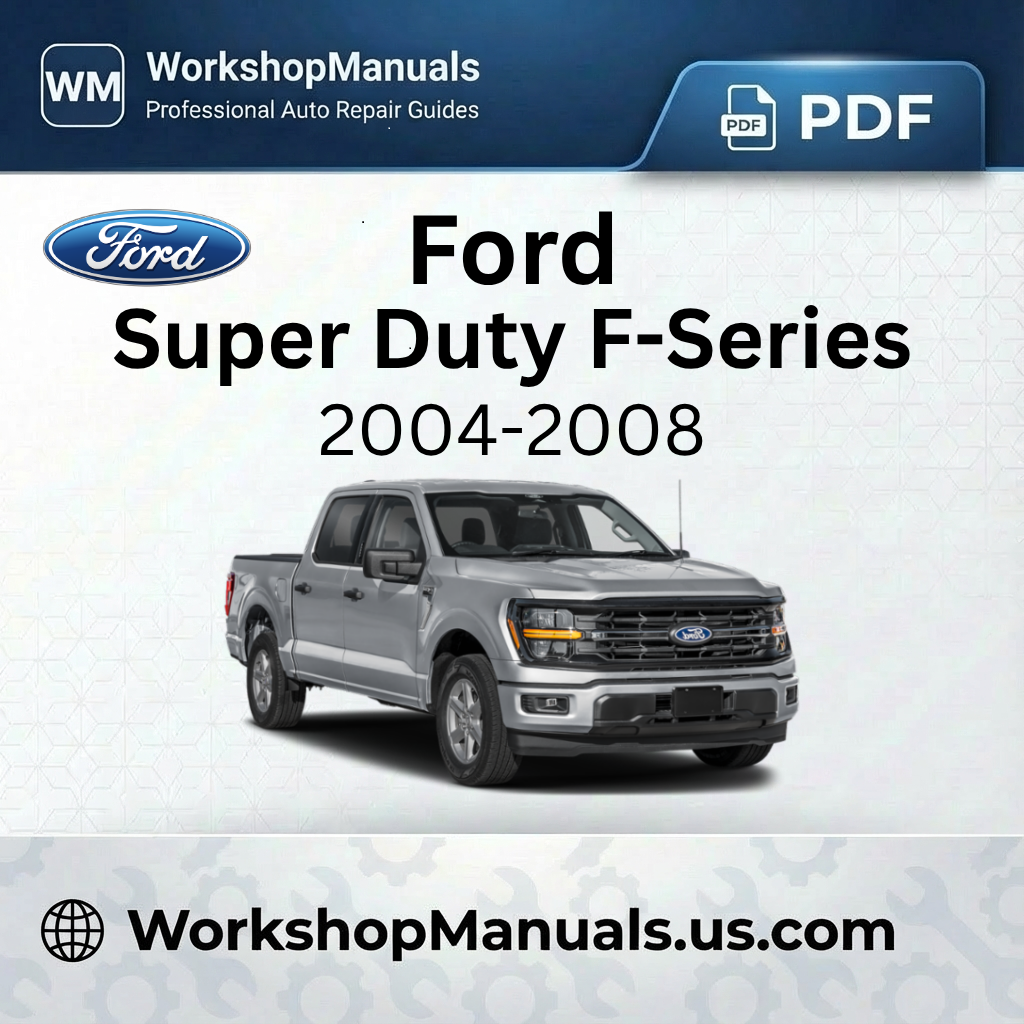 Ford Super Duty F-Series Workshop Manual 2004-2008