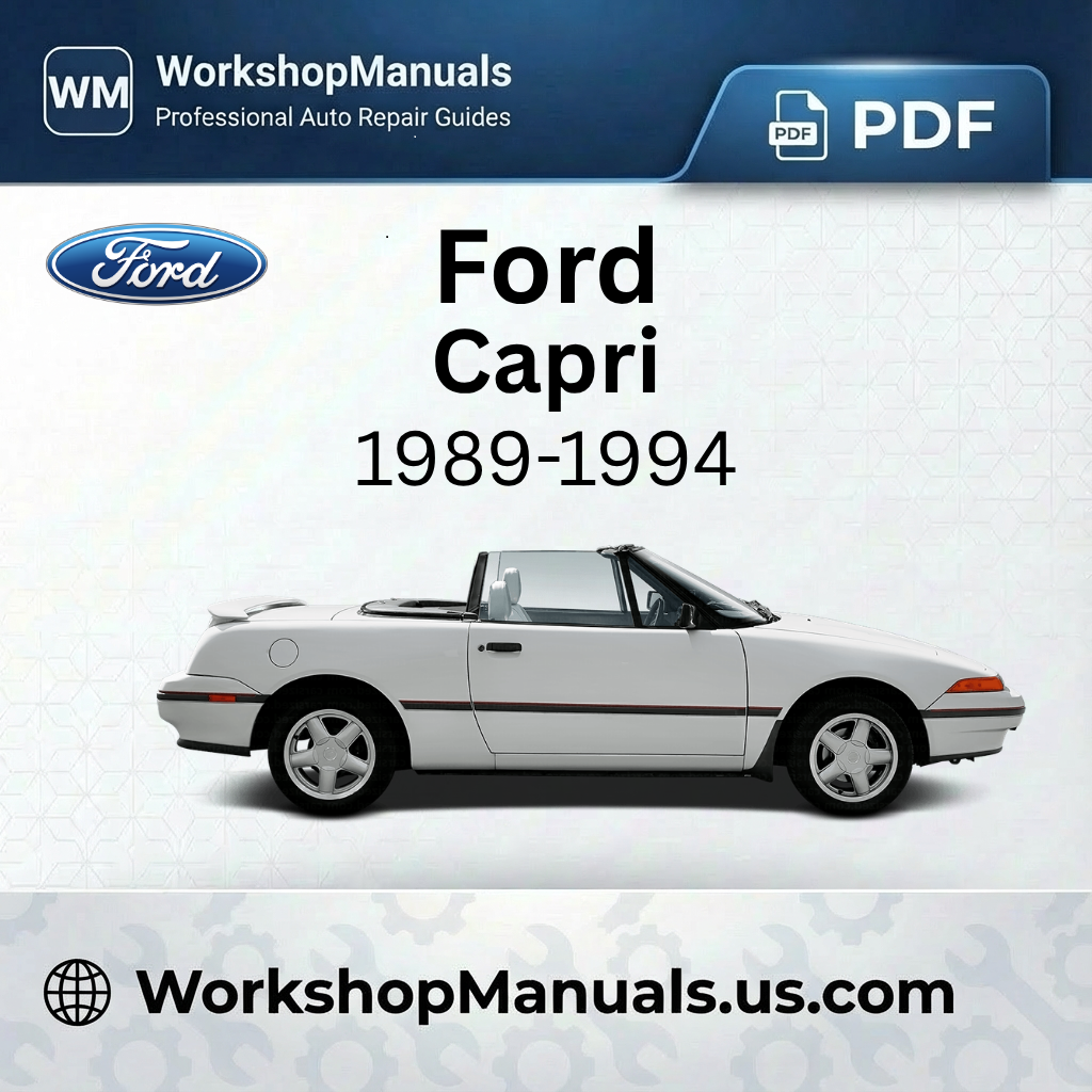 Ford Capri 1989-1994 Workshop Manual PDF