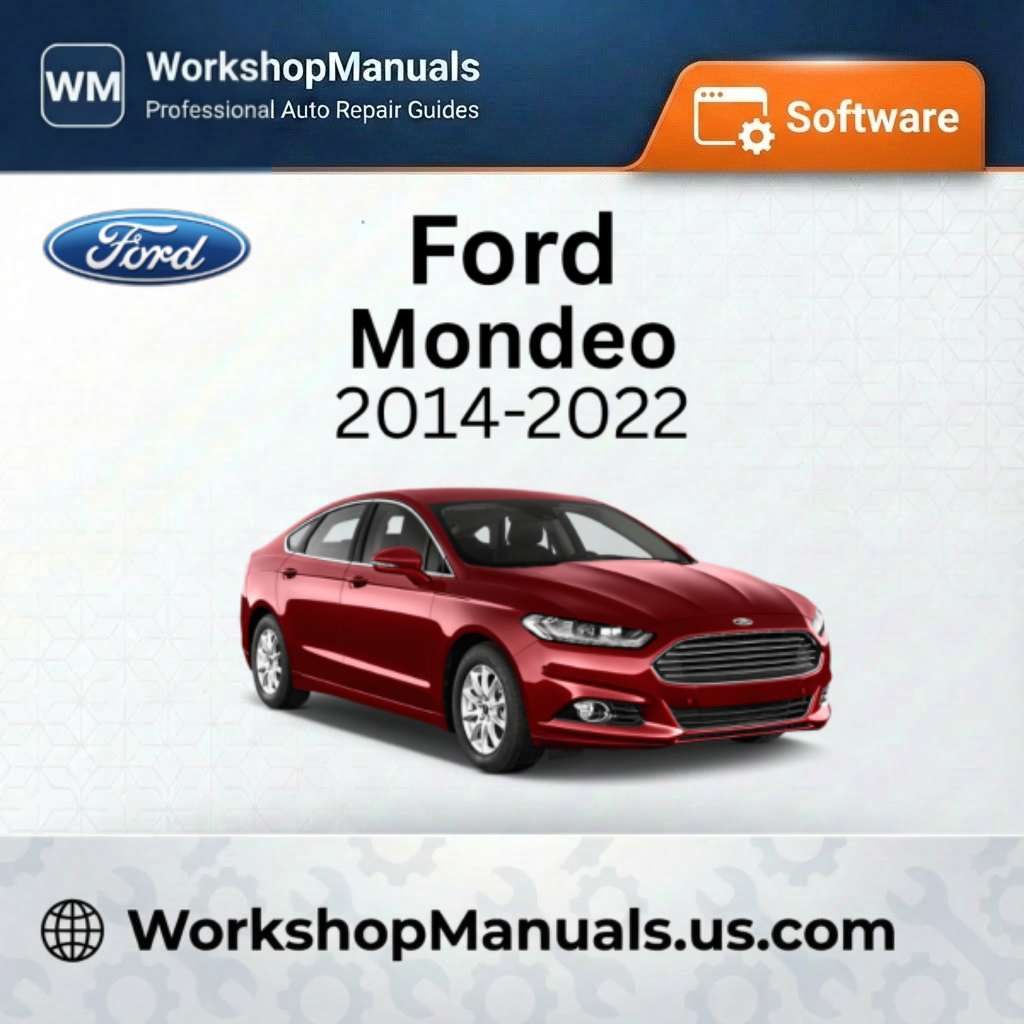 Ford Mondeo 2014-2022 Workshop Manual Software