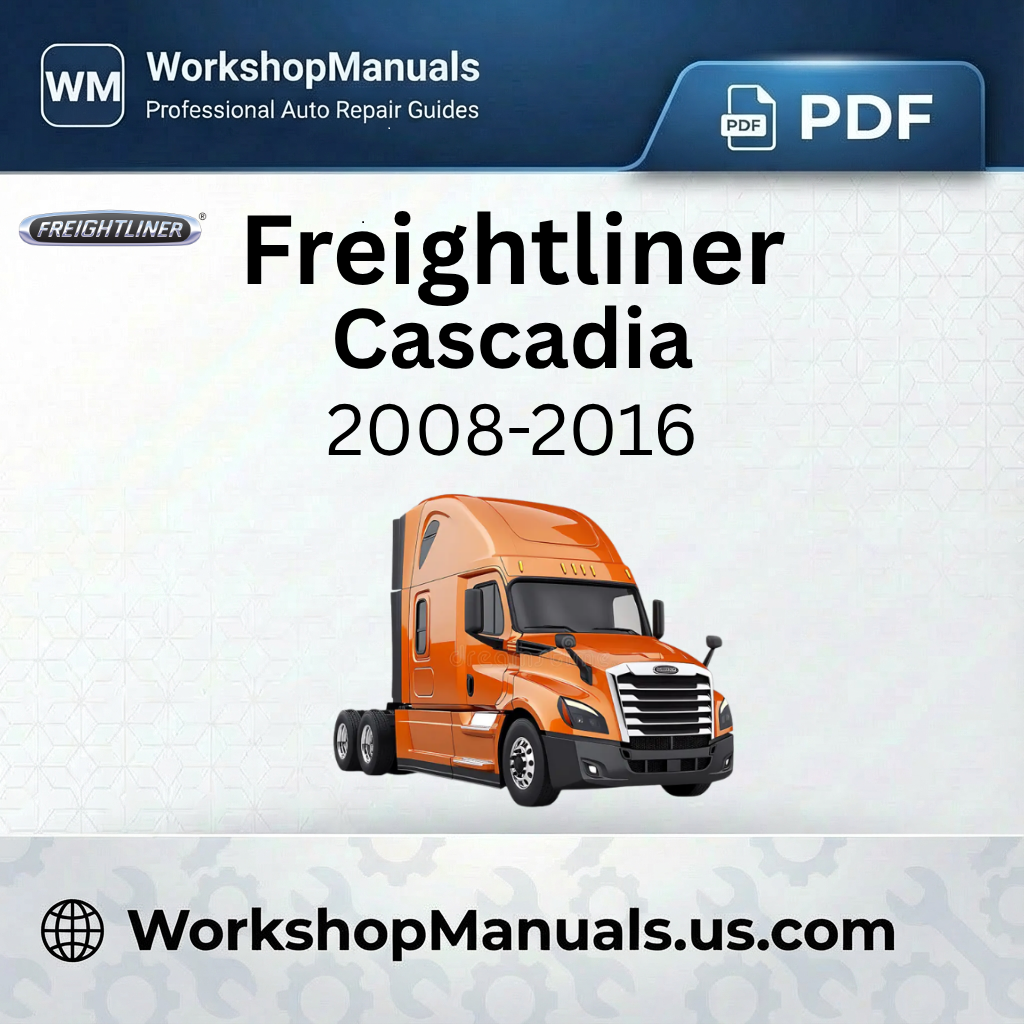 Freightliner Cascadia Workshop Repair Manual 2008-2016 Download PDF