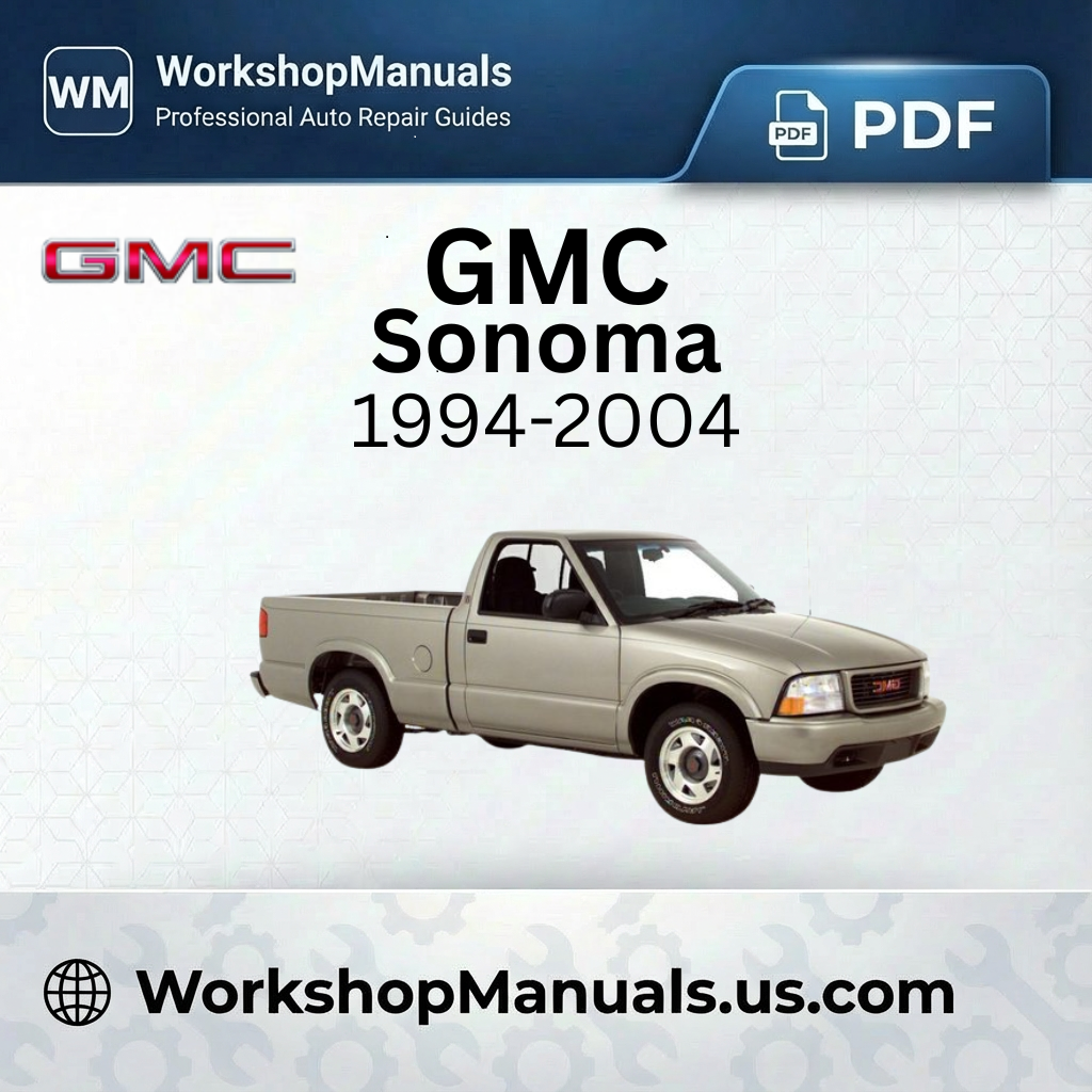GMC Sonoma Workshop Manual PDF 1994-2004