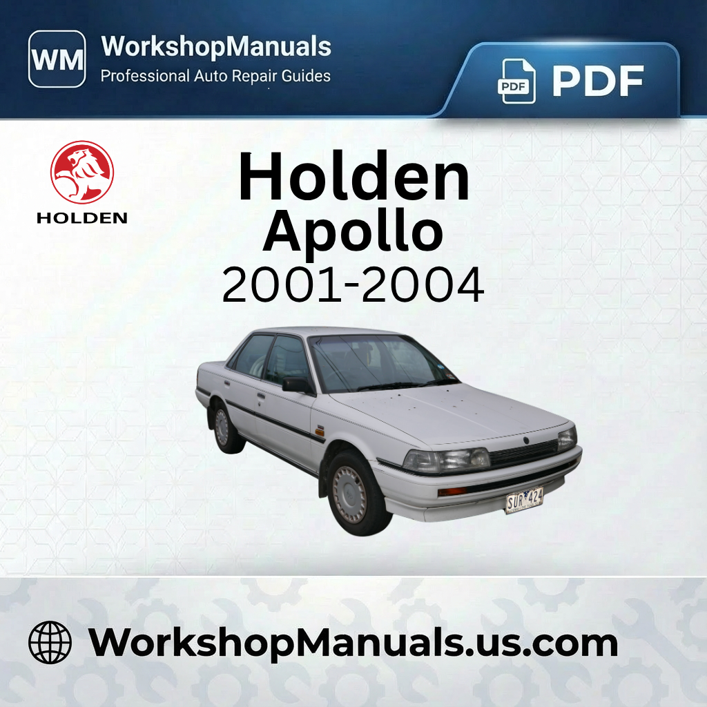Holden Apollo Workshop Manual 1989-1992