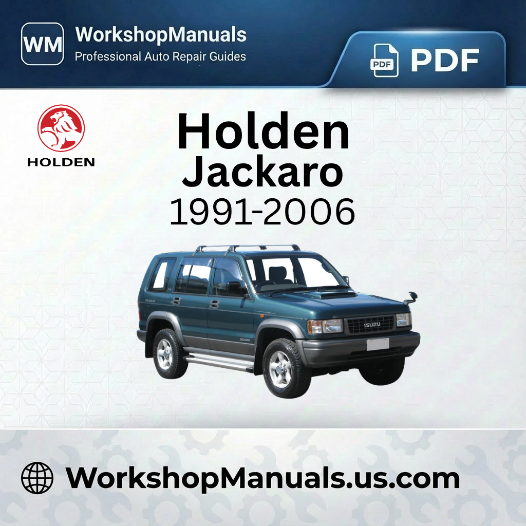 Holden Jackaroo 1991-2006 Workshop Manual PDF