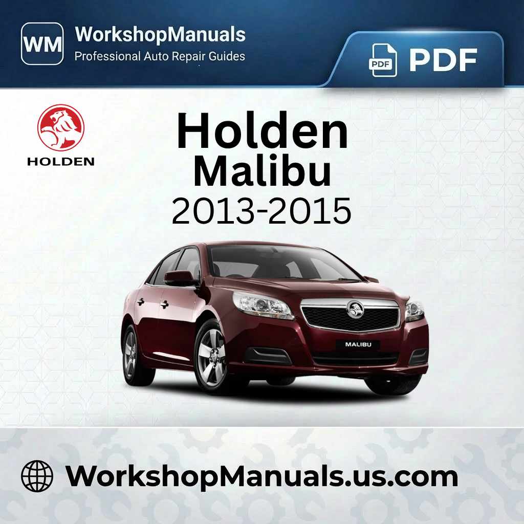 Holden Malibu 2013-2015 Workshop Manual PDF