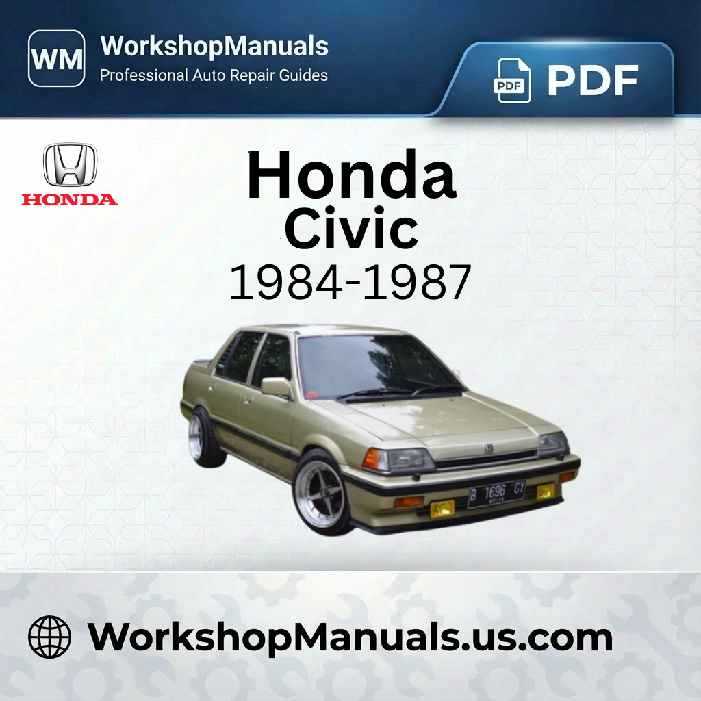 Honda Civic 1984-1987 Workshop Service Repair Manual PDF