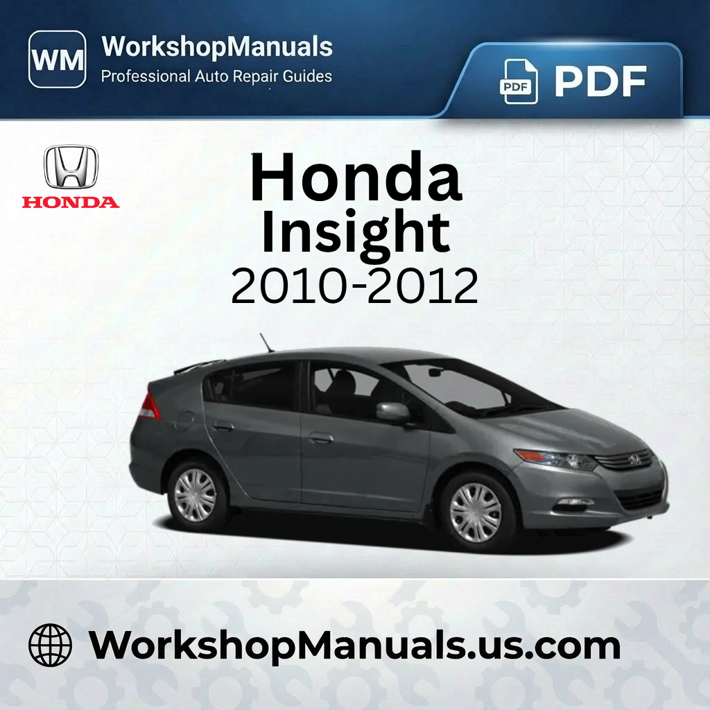 Honda Insight Workshop Manual 2010-2012