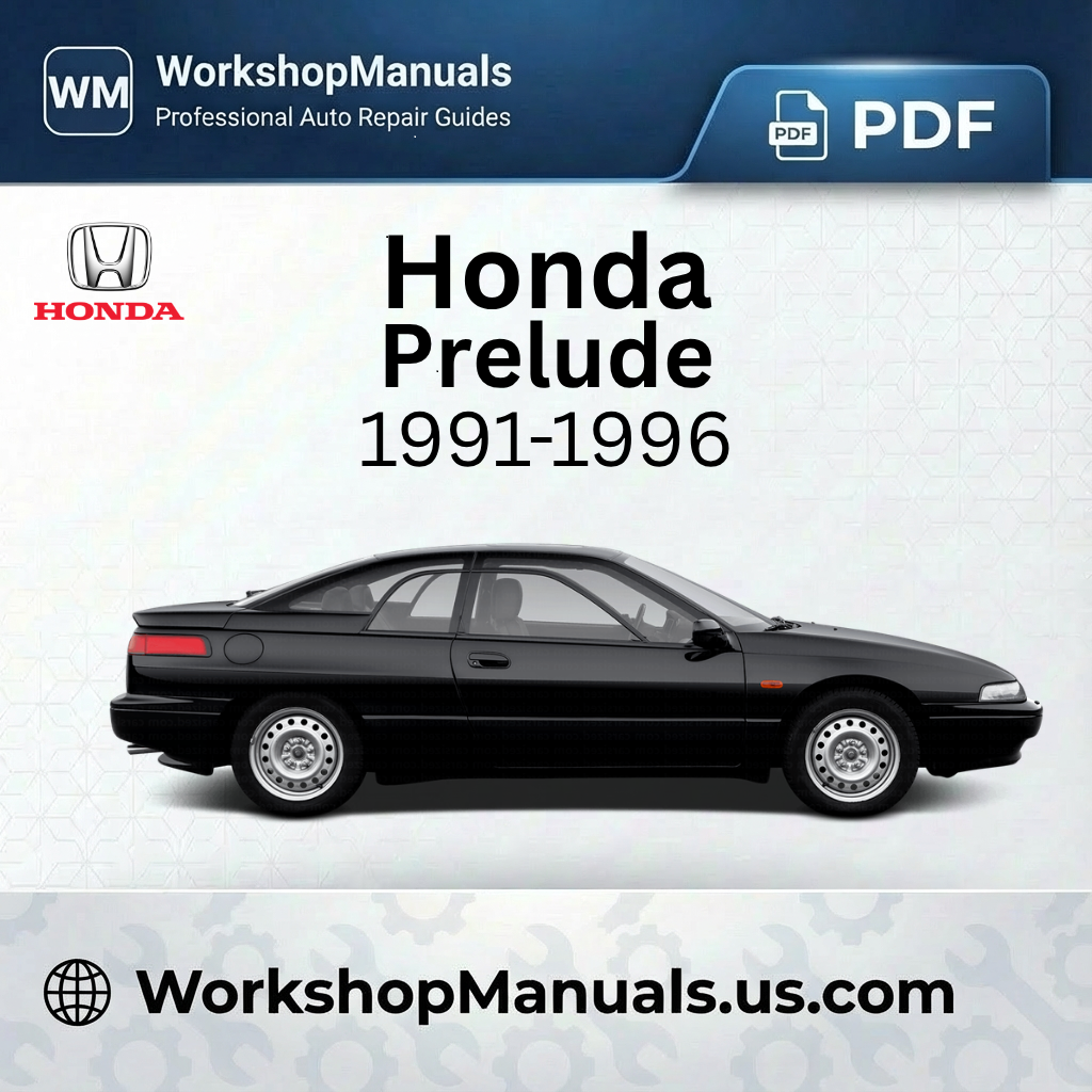 Honda Prelude 1991-1996 Workshop Repair Manual PDF