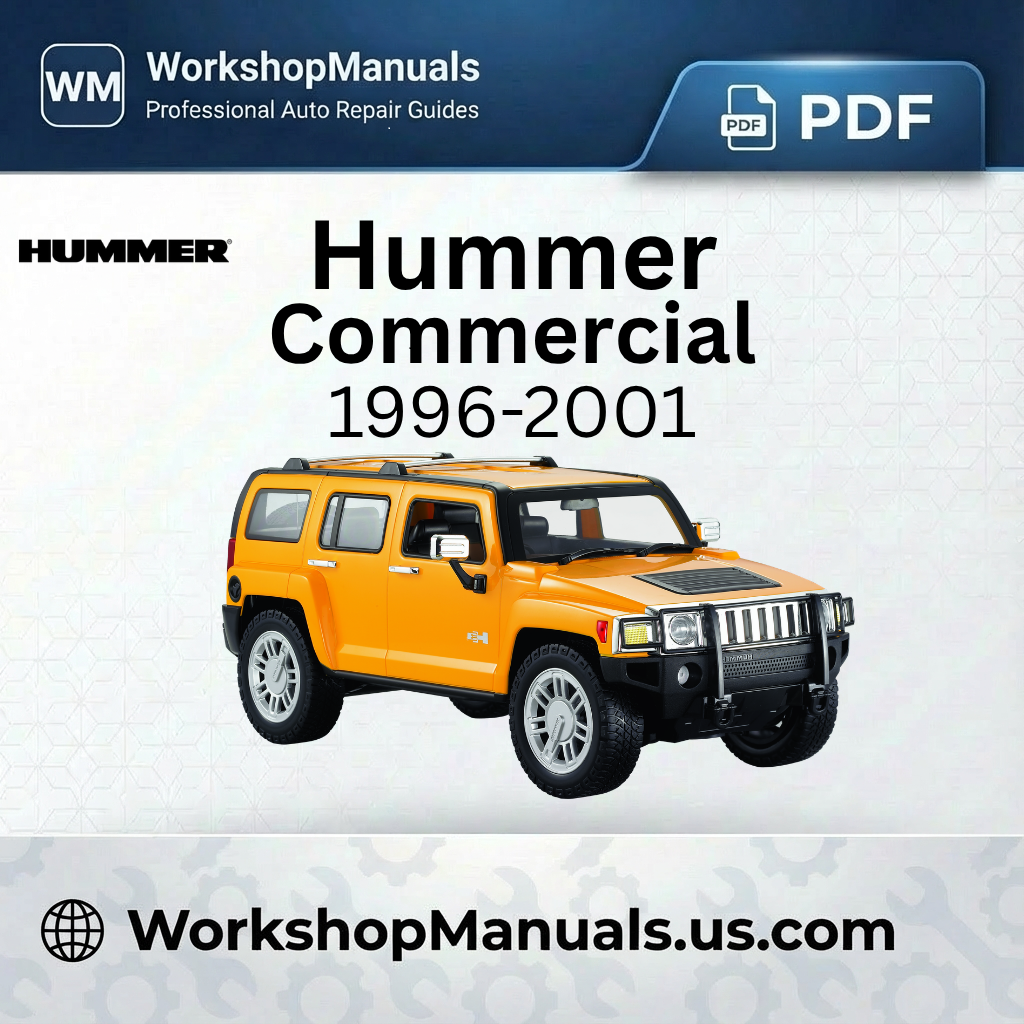 Hummer Commercial Workshop Repair Manual 1996-2001 Download PDF