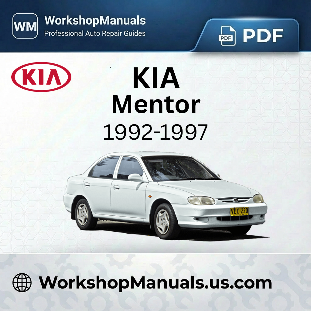 Kia Mentor Workshop Manual 1992-1997