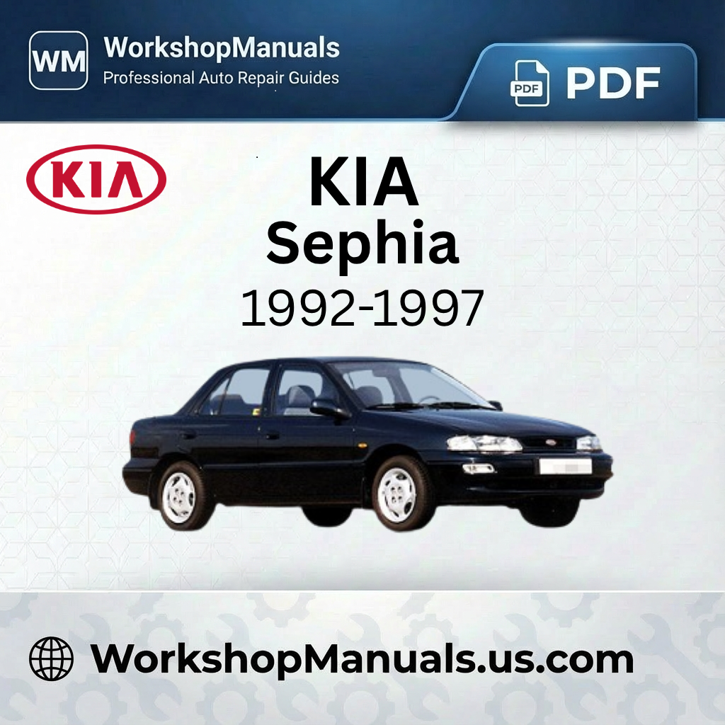 Kia Sephia Workshop Manual 1992-1997