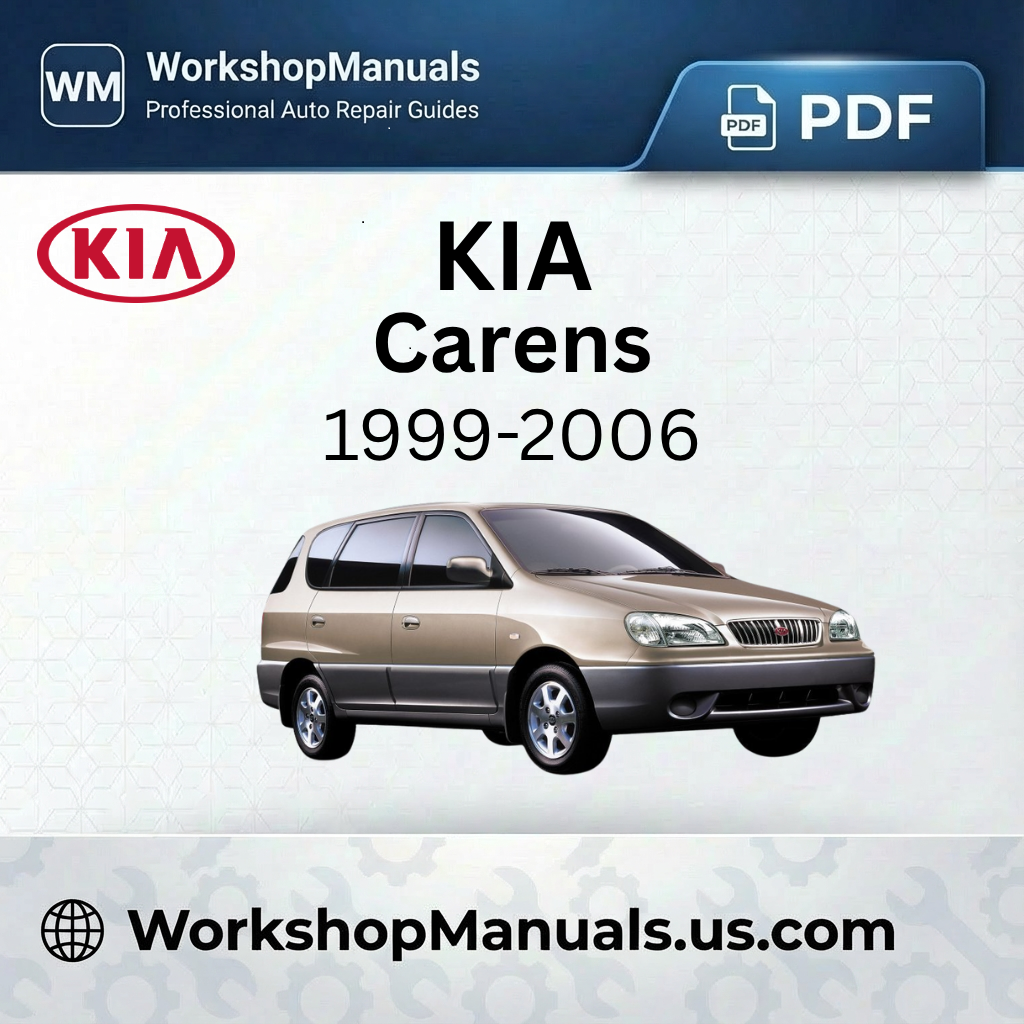 Kia Carens 1999-2006 Workshop Repair Manual PDF